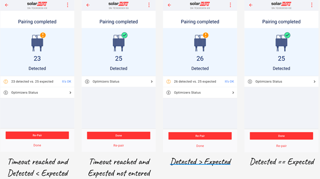 Power Optimizers detection time